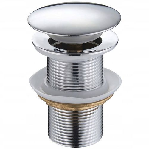 KOREK UMYWALKOWY AUTOMATYCZNY BEZ PRZELEWU klik klak SREBRNY na Arena.pl