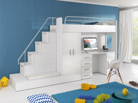 Zestaw 3w1 łóżko szafa biurko 2x spanie RAJ 5