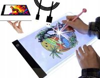 TABLET GRAFICZNY - ROZMIAR A4 - PREZENT POD CHOINKĘ - DESKA KREŚLARSKA