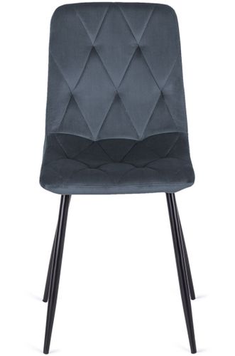Krzesło tapicerowane BORGO VELVET DARK GREY na Arena.pl