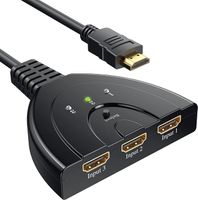 Przełącznik HDMI GANA 3 in 1 Wyjście z 4K/1080P/3D