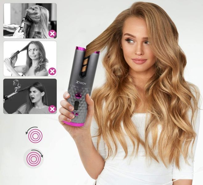 LOKÓWKA DO WŁOSÓW AUTOMATYCZNA CERAMICZNA LCD CURL zdjęcie 2