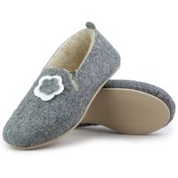 Damskie buty domowe bambosze filcowe z wełną 532 41