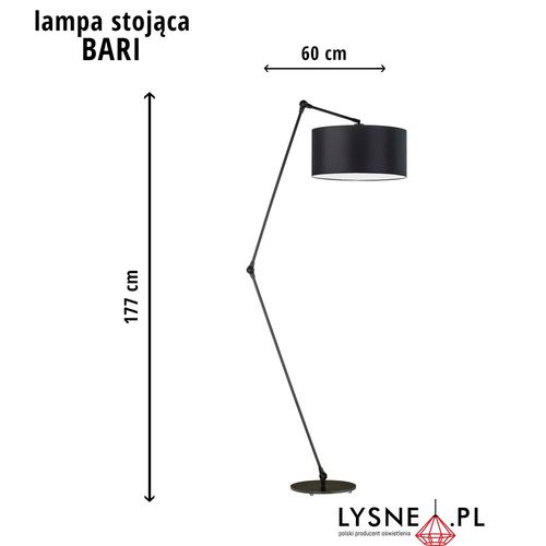 BARI lampa podłogowa z przegubem na Arena.pl