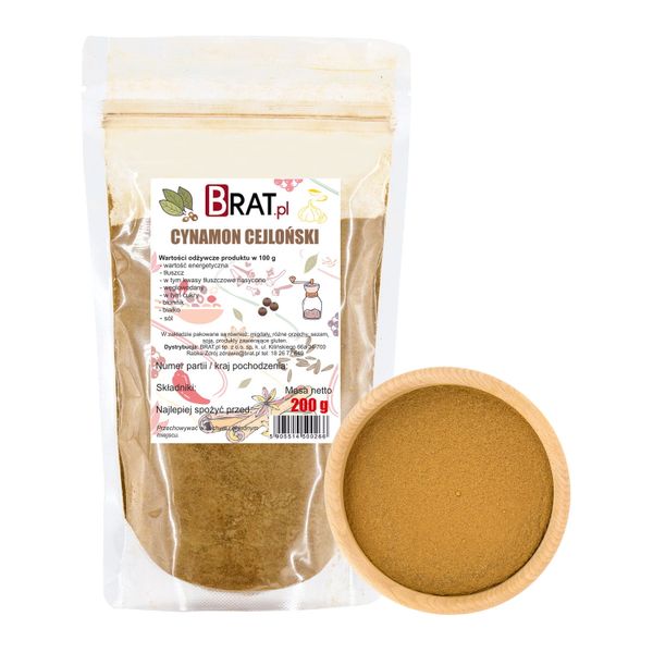 CYNAMON MIELONY CEJLOŃSKI 200g ORGINALNY zdjęcie 1