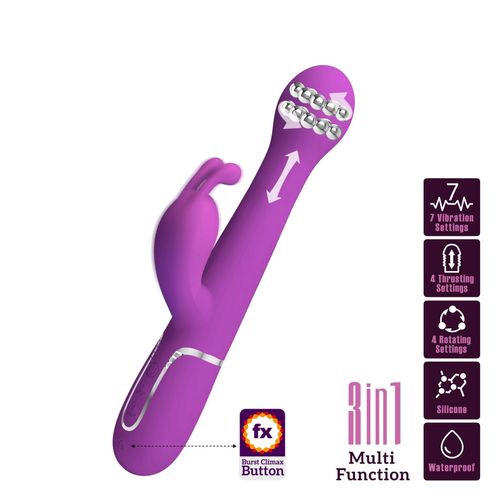 Pretty Love - Dejon Purple, 7 Vibration Functions 4 Thrusting Settings 4 R na Arena.pl