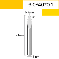 Frez do grawerowania 3.175-6.0mm VHM Rozmiar: 6.0*40°*0.1