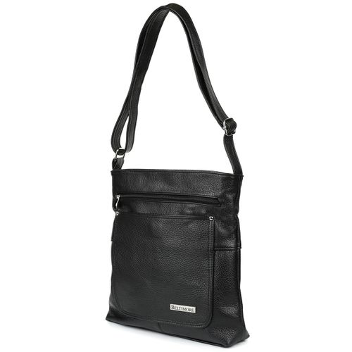 Czarna Beltimore Duża Damska Torebka Skórzana A4 Pojemna 974 na Arena.pl