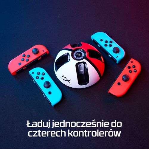 Stacja ładująca HYPERX Clutch Quad do Nintendo Switch na Arena.pl