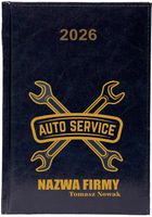 Kalendarz A5 2026 tygodniowy KSIĄŻKOWY AUTO SERWIS MECHANIK FIRMOWY