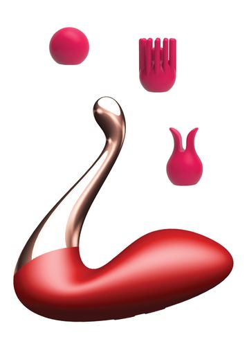 Stymulator - Swan Massager, Interchangeable Heads - Usb 9 Functions na Arena.pl
