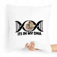 Prezent Poduszka Dla Niani Opiekunka Its In My Dna Z Nadrukiem Ze Zdjęciem