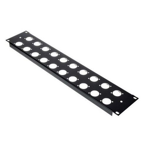 Panel maskujący zaślepka 20 gniazd XLR Rack 19 2U aluminium Thon 20XLR na Arena.pl
