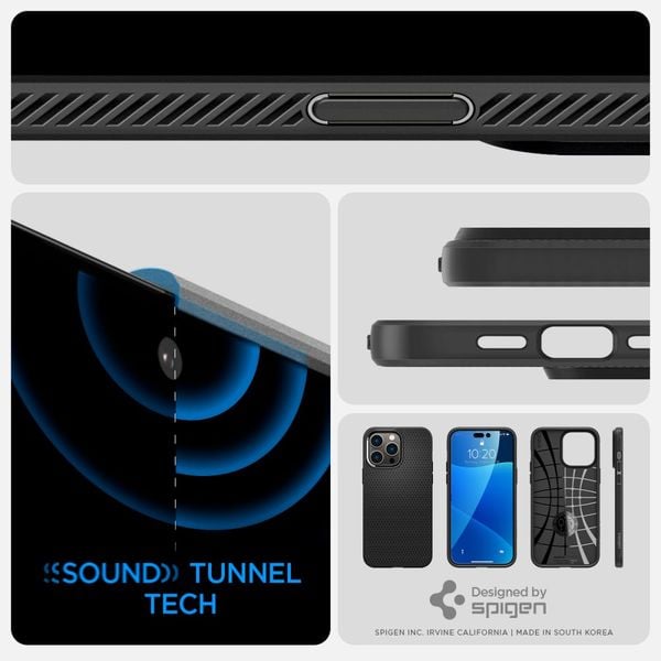 SPIGEN LIQUID AIR IPHONE 14 PRO MATTE BLACK zdjęcie 11