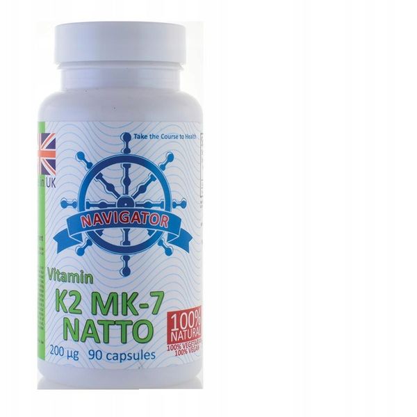 Suplement diety Navigator Supplements witamina k2 200 mcg kapsułki 90 szt. zdjęcie 2