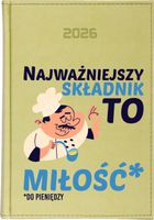 Stylowy kalendarz DLA KUCHARZA A5 2026 TYGODNIOWY terminarz PREZENT