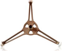 Krzyżak Obrotowy do Mikrofalówki 18cm Brązowy Zestaw 2 Sztuki Uniwersalny