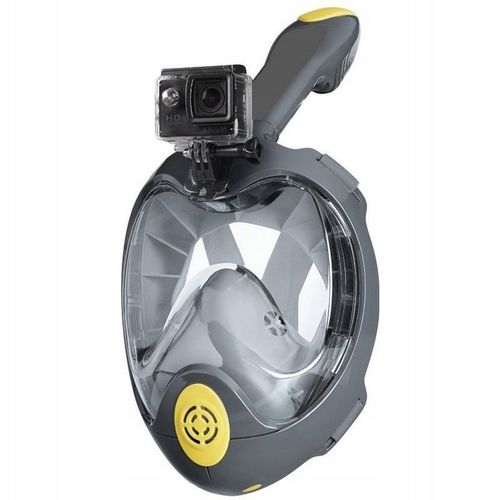 Maska do nurkowania Pełnotwarzowa z rurką fajką Pro5 Okulary od snurkowania na Arena.pl