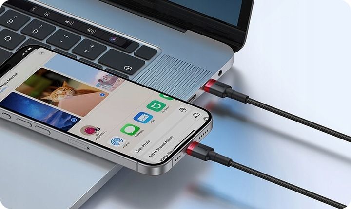 Baseus kabel Cafule Charging Cable USB-C to USB-C 100W 1m 2pcs zdjęcie 8