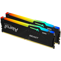 kingston 32gb 6000mt/s ddr5 cl36 dimm (kit of 2) fury beast rgb expo