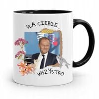 Kubek Czarny Donald Tusk Po Platforma Prezent