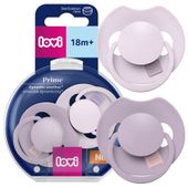 LOVI Smoczek uspokajający dynamiczny PRIME 18m+ Lilac / Violet 2 SZTUKI