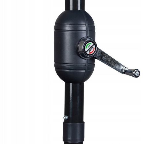 PARASOL OGRODOWY PÓŁ-PARASOL ŚCIENNY NA TARAS 2,7 M SZARY MULTIGARDEN na Arena.pl