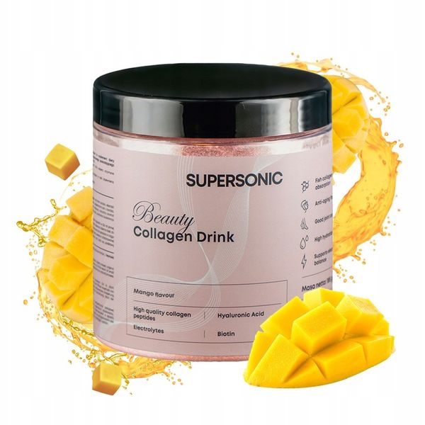 SUPERSONIC Collagen kolagen Beauty Drink Mango zdjęcie 1