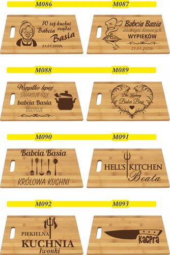DESKA DO KROJENIA Z grawerem PREZENT master chef na Arena.pl
