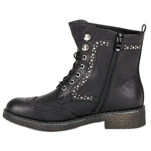 Wiązane czarne workery r.41 na Arena.pl