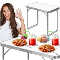 Stolik Turystyczny Składany Kempingowy Ogrodowy stół 60 x 80 x 70 przenośny