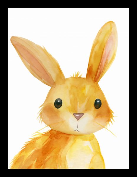 Plakat 15x20cm Słodki Zajączek zdjęcie 2