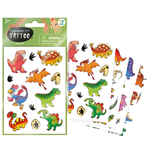 Zestaw Dla Dzieci Tatuaży Dinozaury 301104 na Arena.pl