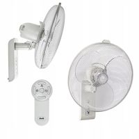 Wentylator ścienny 44 cm OSCYLACJA 3 tryby PILOT regulacja 54 W