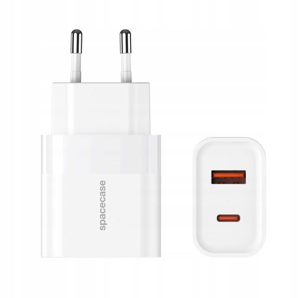 Spacecase Usb Charger 20W Sc002W White zdjęcie 2