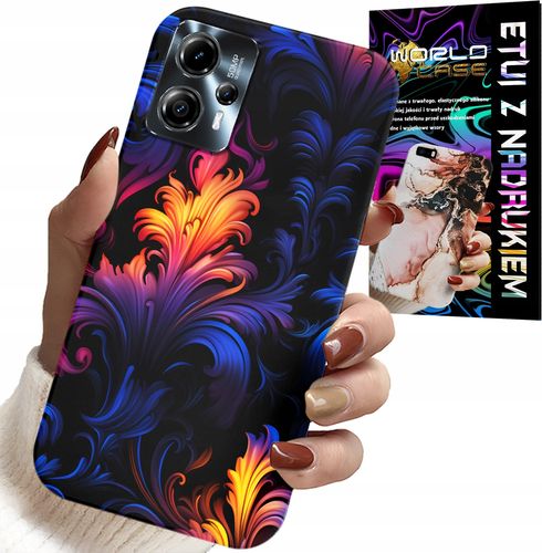 ETUI DO MOTOROLA G13 / G23 - ABSTRAKCYJNE KOLOROWE WZORY + FOLIA na Arena.pl