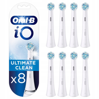 8x Końcówki do szczoteczki elektrycznej Oral-B iO Ultimate Clean White