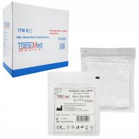 KOMPRESY GAZIKI STERYLNE GAZOWE 10x10 cm 300 szt.