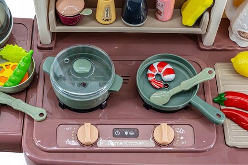 Kuchenka dla Dzieci Kuchnia Zabawkowa MAŁY KUCHARZ Dźwięk PARA Światło LED na Arena.pl