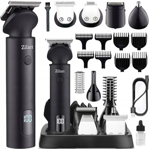 TRYMER GOLARKA STRZYŻENIE GOLENIE BRODY WŁOSÓW BEZPRZEWODOWA XXL USB 16W1 zdjęcie 1