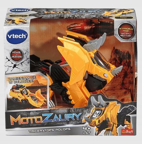 Motozaury - Triceratops Molops Buldożer VTECH na Arena.pl