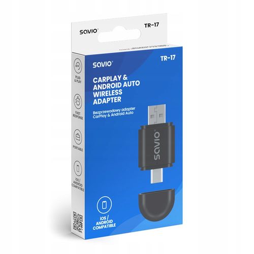 Bezprzewodowy adapter samochodowy CarPlay Android Auto Bluetooth Wi-Fi na Arena.pl