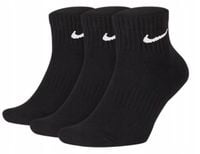 SKARPETY NIKE EVER DAY UNISEX ROZMIAR 34-38 CZARNE PÓŁWYSOKIE 3 PARY