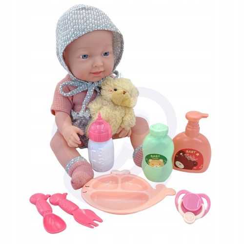 LALKA BOBAS MIŚ ZESTAW DO KARMIENIA PIELĘGNACJI OPIEKUNKA WOOPIE ROYAL na Arena.pl