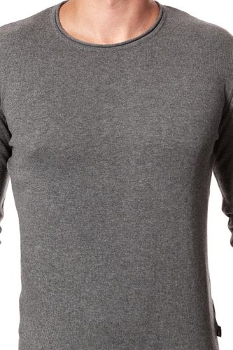 MĘSKI SWETER WRANGLER ROLL EDGE CREW GREY MARL W8624RGVB 2XL na Arena.pl