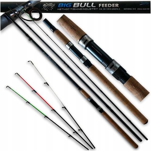 Wędka Feeder Classic Metoda 3.3m Karp Leszcz Rzeka CARBON 3 szczytówki na Arena.pl