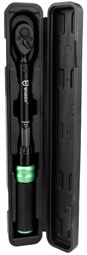 KLUCZ DYNAMOMETRYCZNY 1/4" Z BLOKADĄ 1-25NM CERTYFIKAT KALIBRACJI CR-V ETUI na Arena.pl