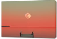 Obraz 100x70cm Księżyc nad Wodą