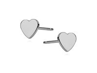 RODOWANE SREBRNE KOLCZYKI CELEBRYTKA SERDUSZKO