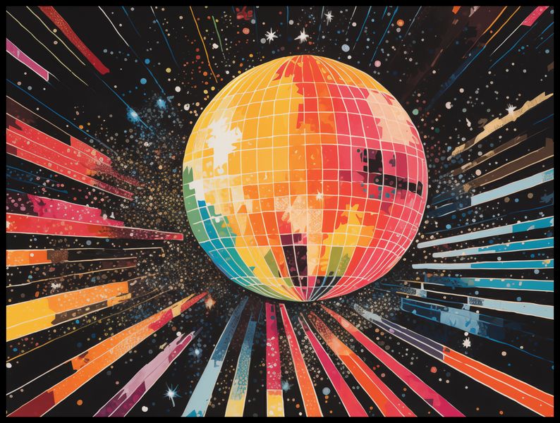 Plakat 100x75cm Disco Gra! zdjęcie 2